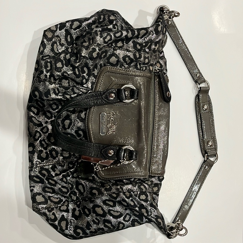 RARE ~ Coach Madison Audrey Ocelot Jacquard Purse - Open to offers!!